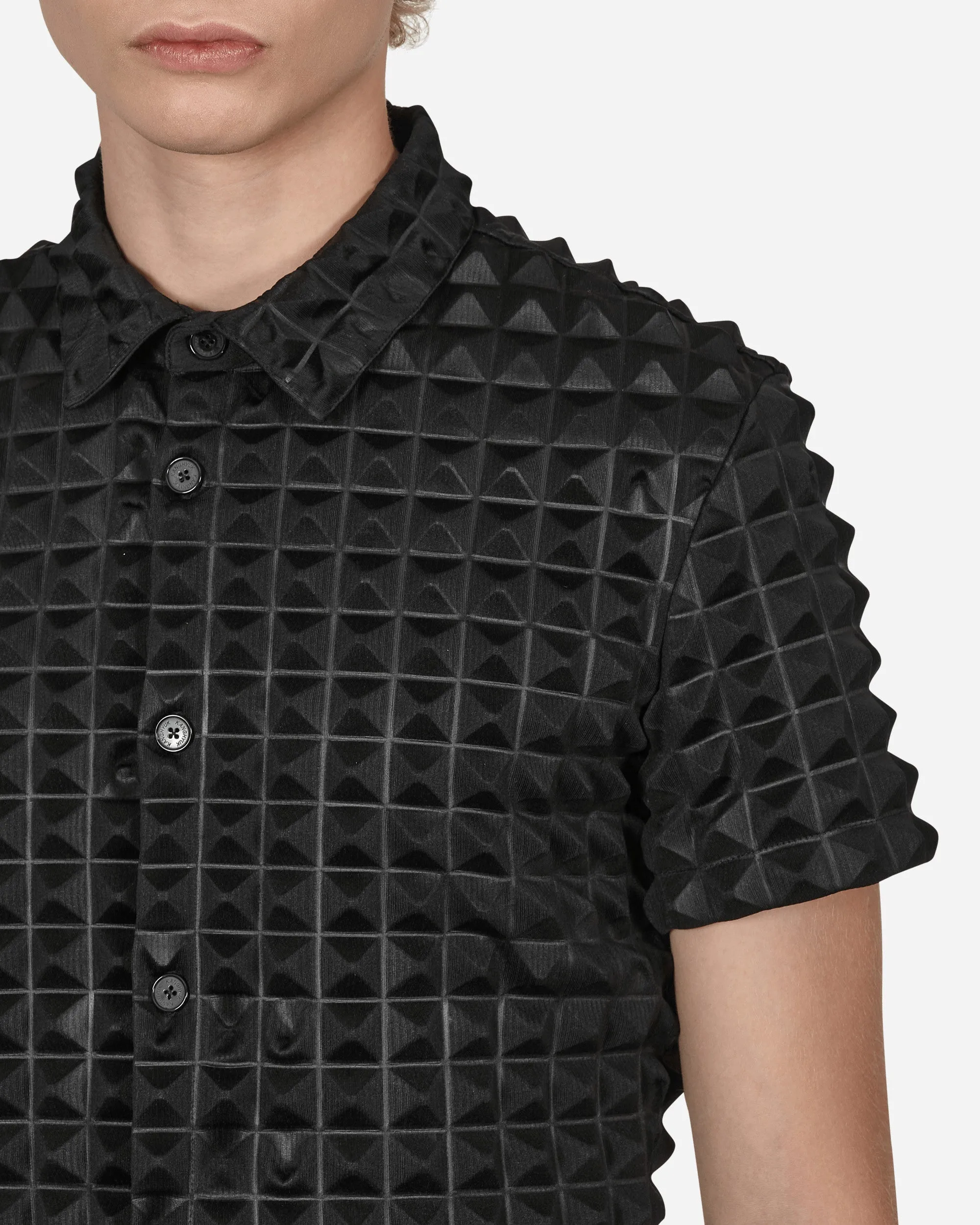 2.5 Pyramid Embossed Shirt Black