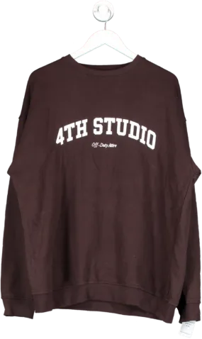 4th & Reckless Brown Fourth Studio Applique Sweatshirt – Dianna UK M