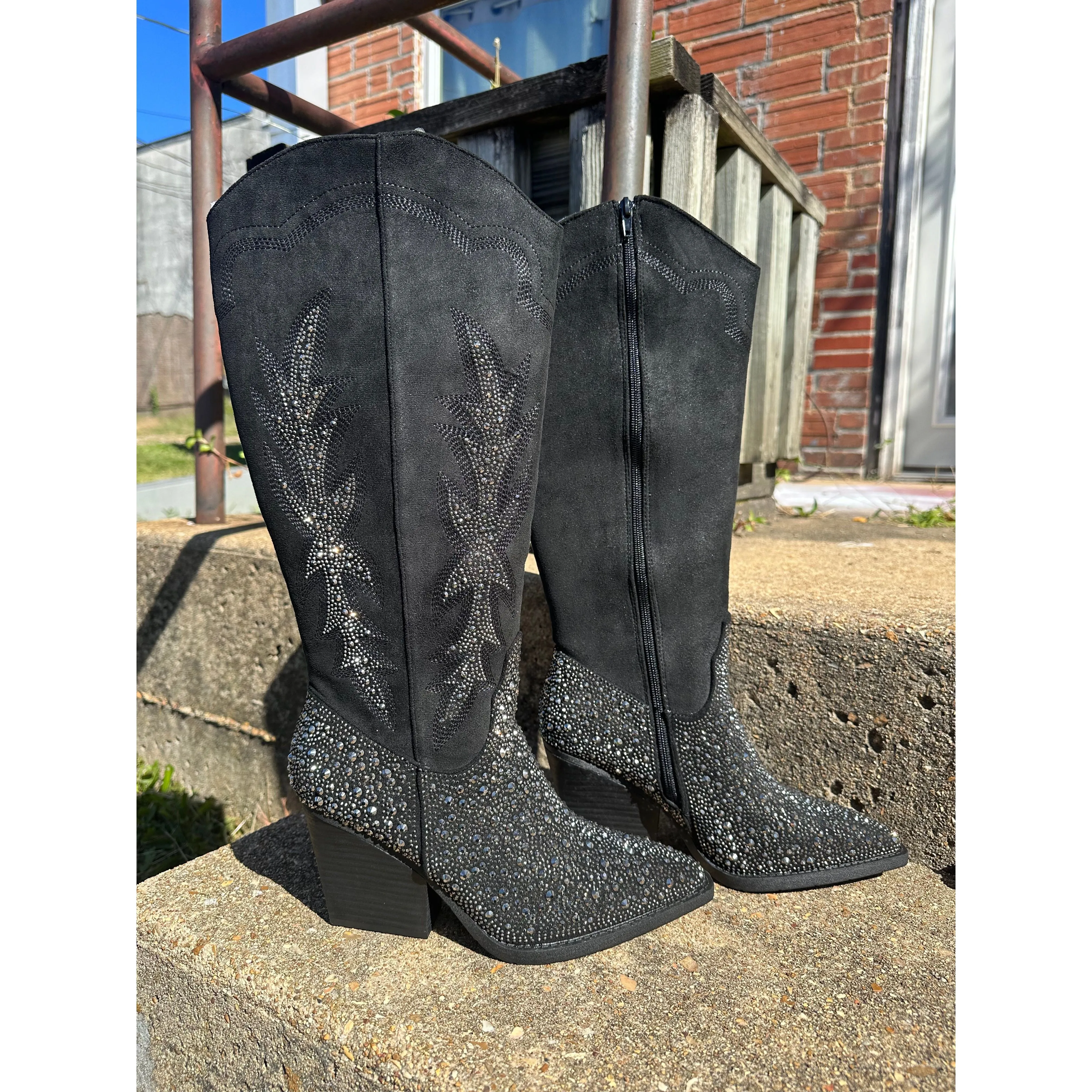 'ADDIE' BLACK   Very G Boot