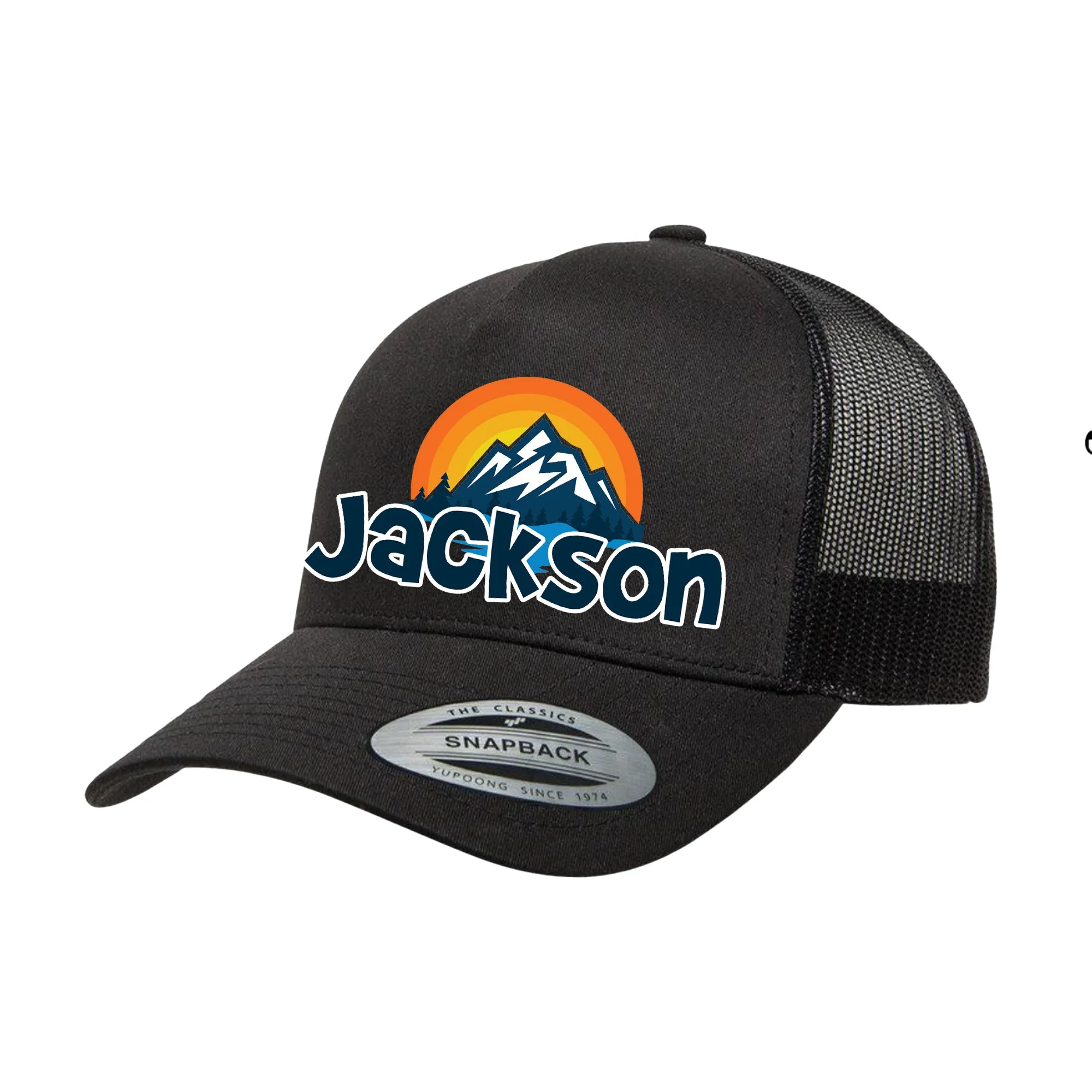 ADULT Personalized Hat - Mountain Name