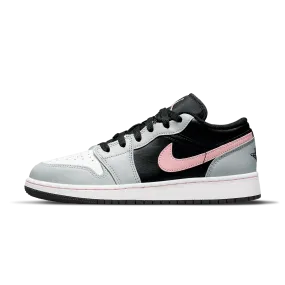 Air Jordan 1 Low GS 'Grey Fog Bleached Coral'