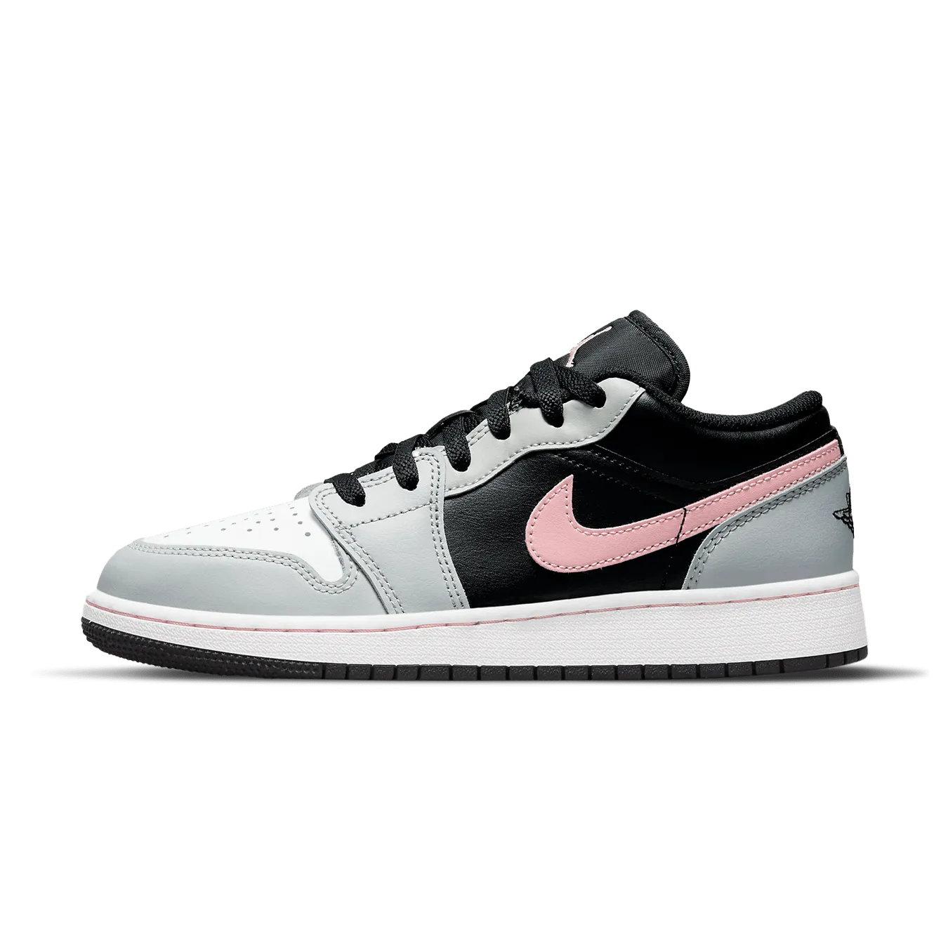 Air Jordan 1 Low GS 'Grey Fog Bleached Coral'