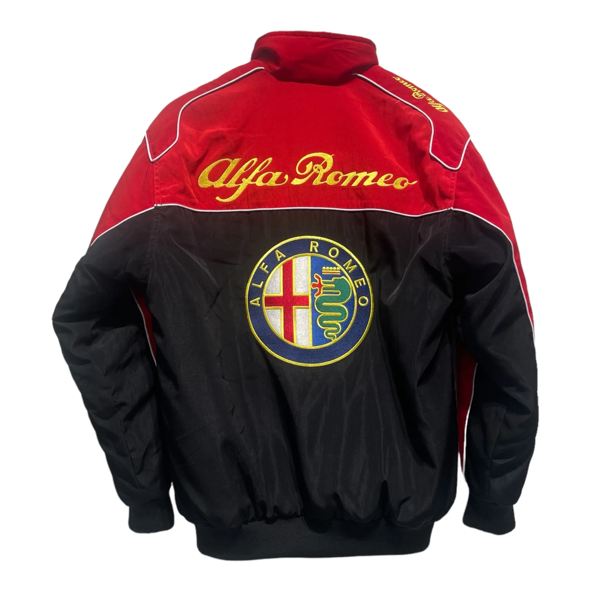 ALFA ROMEO/Jacket/M/Cotton/RED/Graphic/RACING JACKET