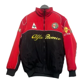 ALFA ROMEO/Jacket/M/Cotton/RED/Graphic/RACING JACKET