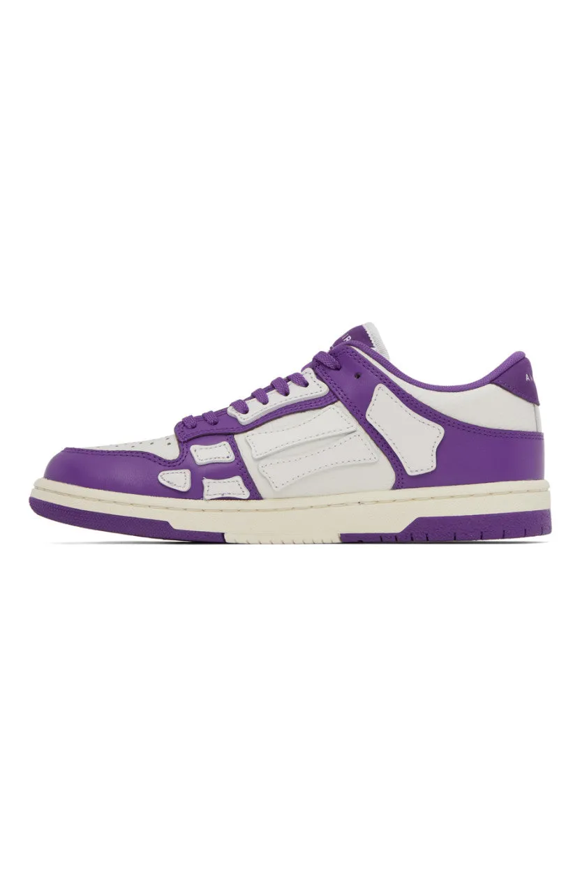 AMIRI 'Purple & White Skel Low Sneakers'