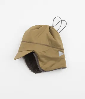 and wander Primaloft Cap - Dark Beige