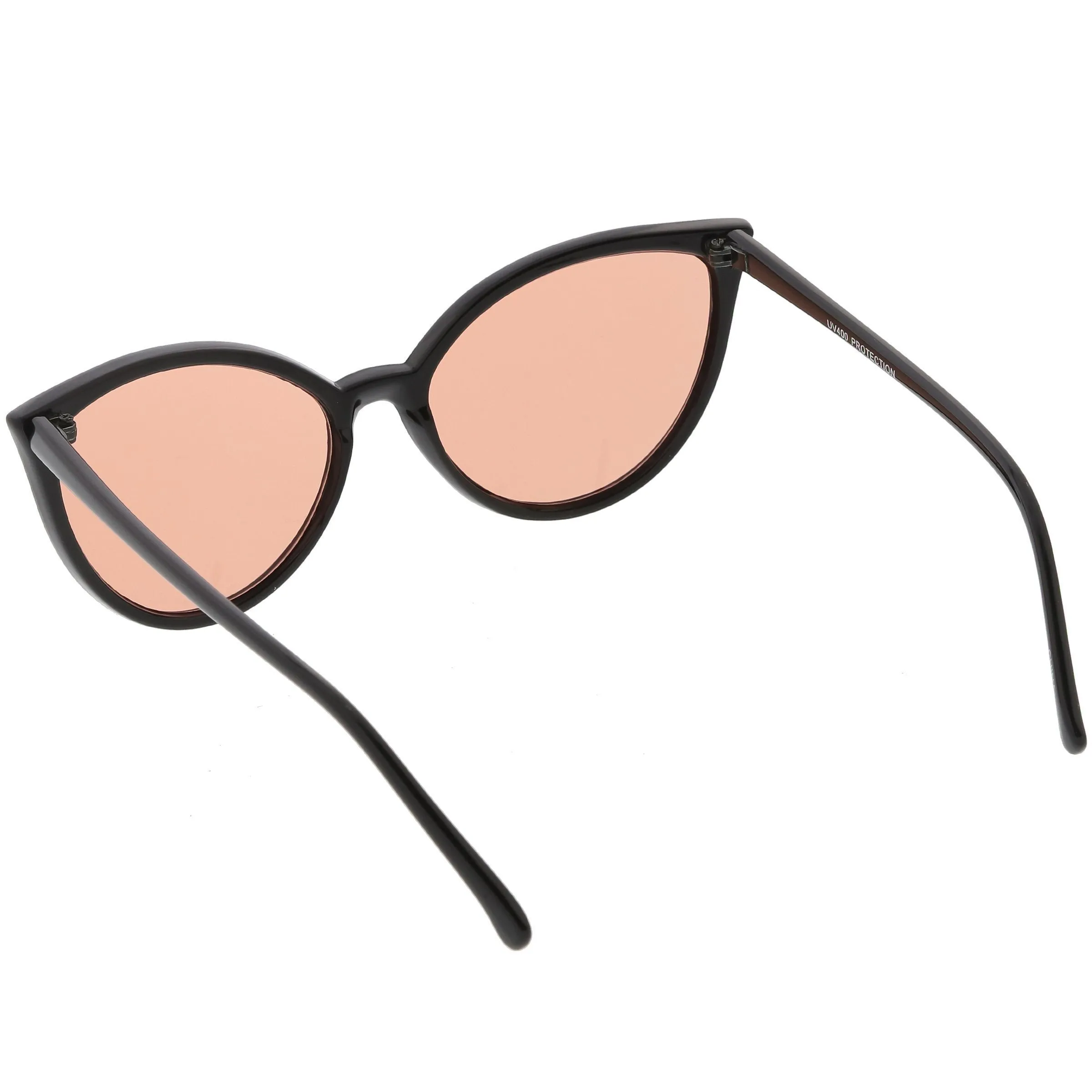 Angular Color Tone Retro Cat Eye Sunglasses