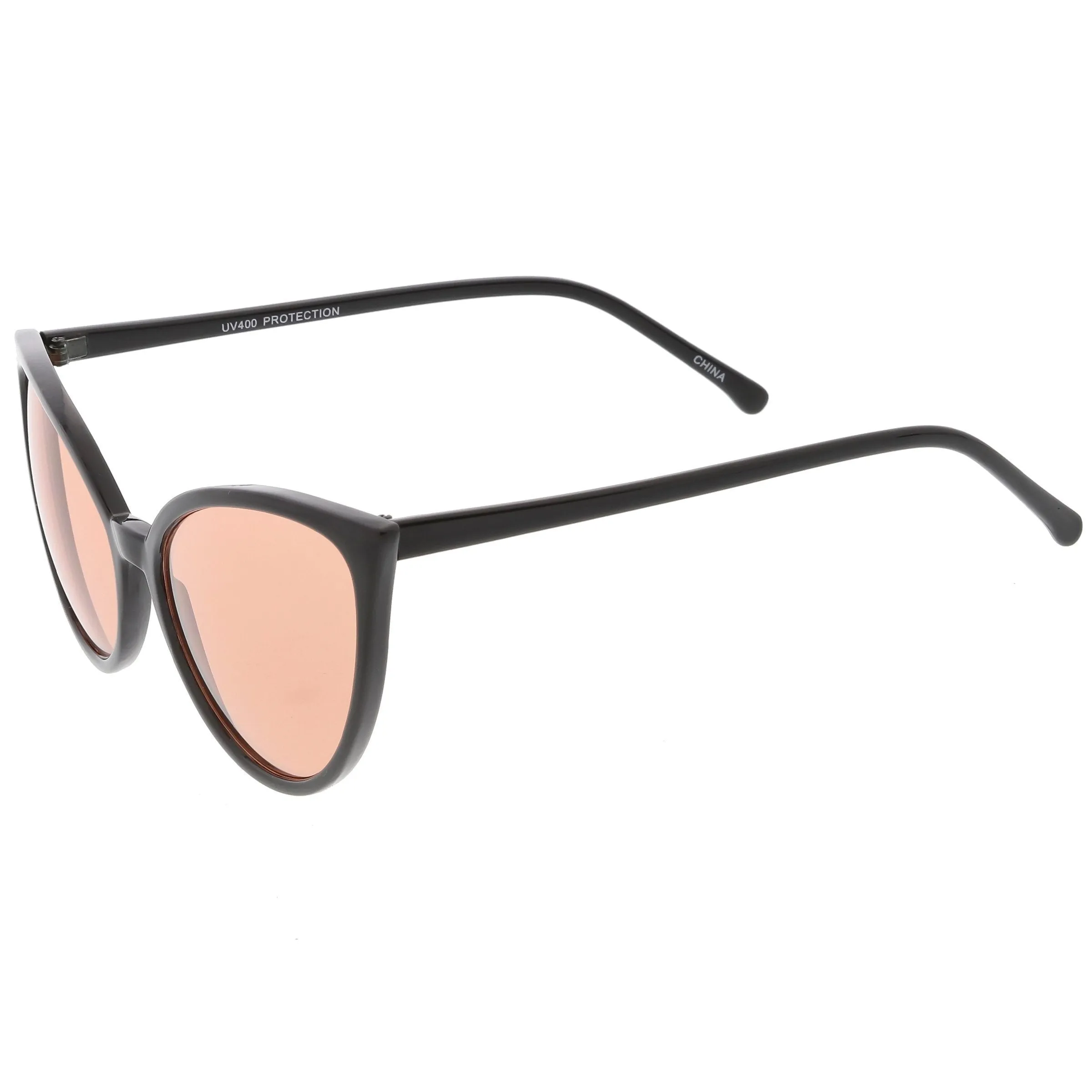 Angular Color Tone Retro Cat Eye Sunglasses