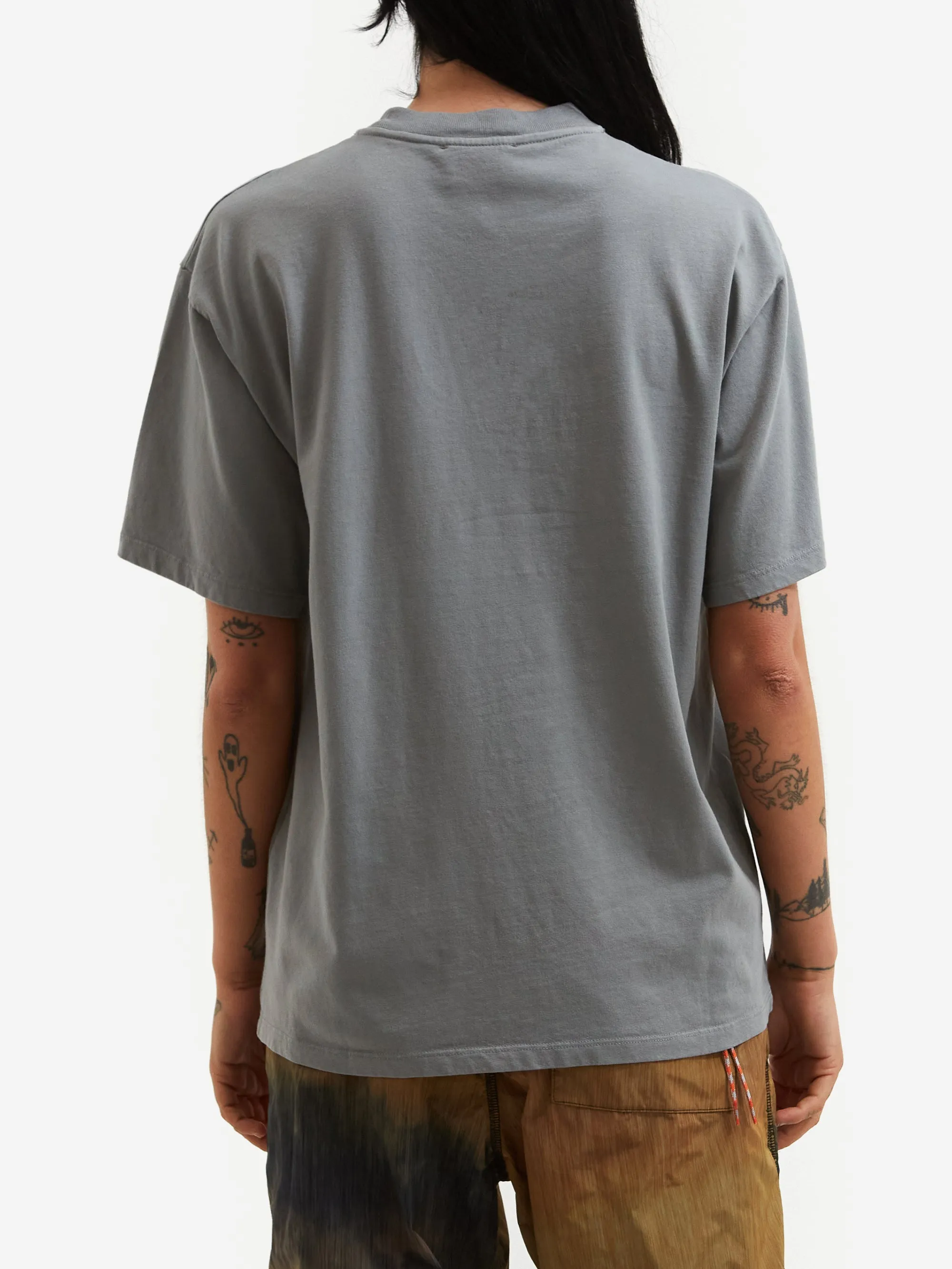 Aries Aged Wave Short Sleeve Tee - Grey