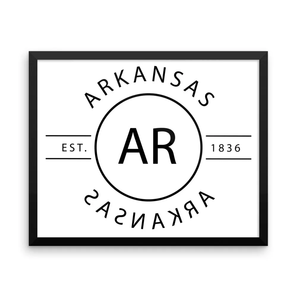 Arkansas - Framed Print - Reflections