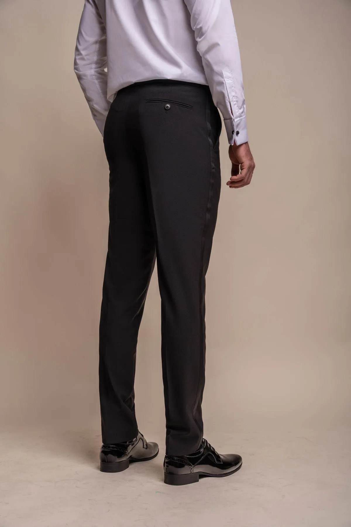 Aspen Black Tuxedo 2 Piece Wedding Suit