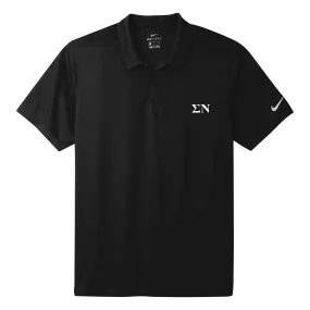 B-Greek - Back to School - Sigma Nu Nike Polo (Black)