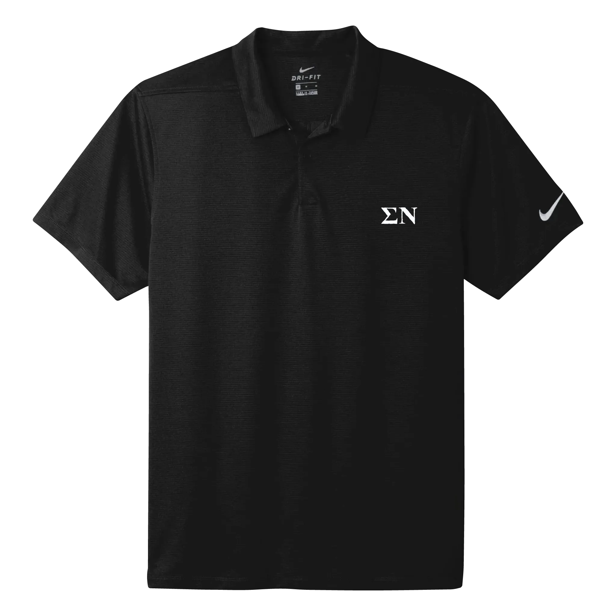 B-Greek - Back to School - Sigma Nu Nike Polo (Black)