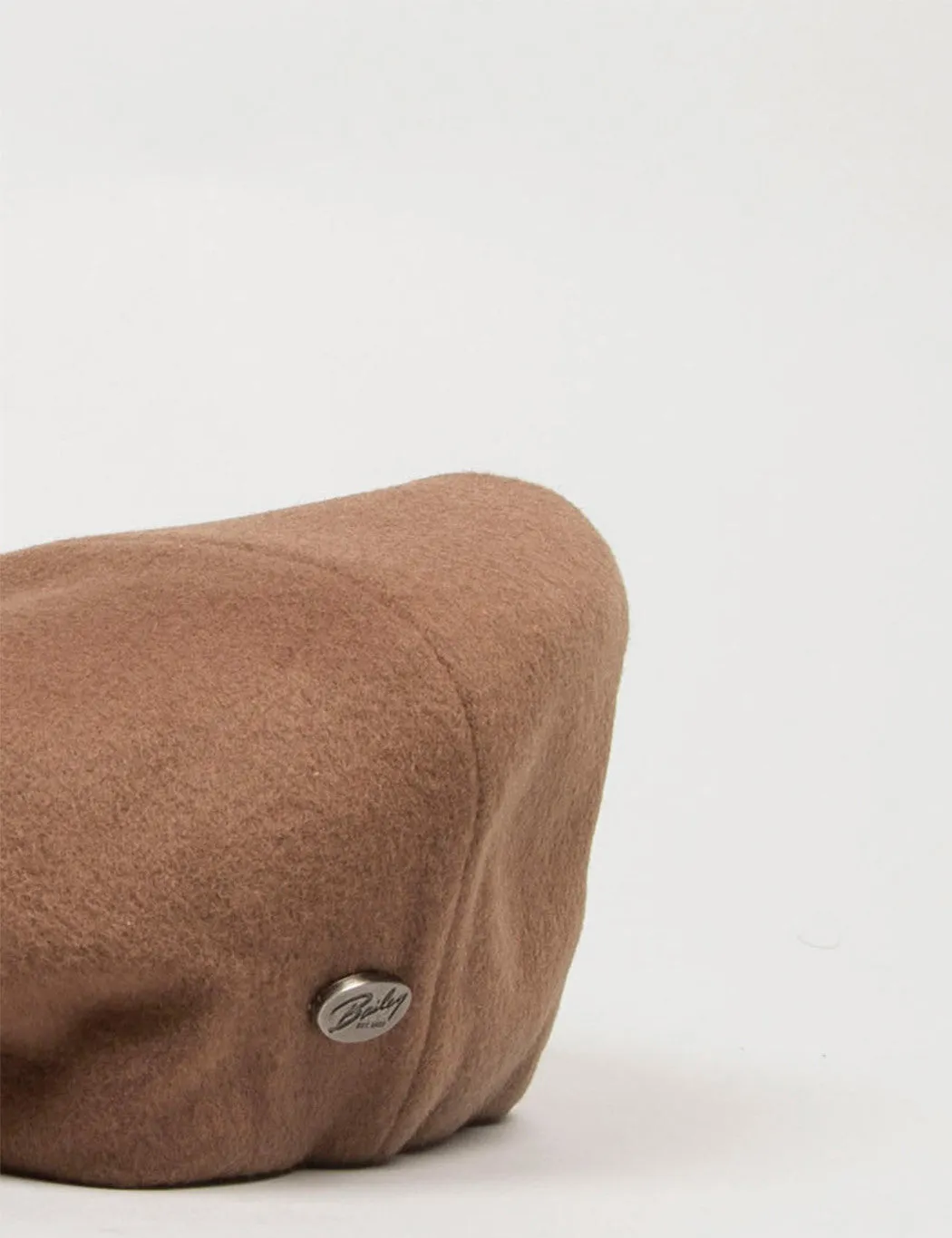 Bailey Galvin Wool Newsboy Cap - Camel