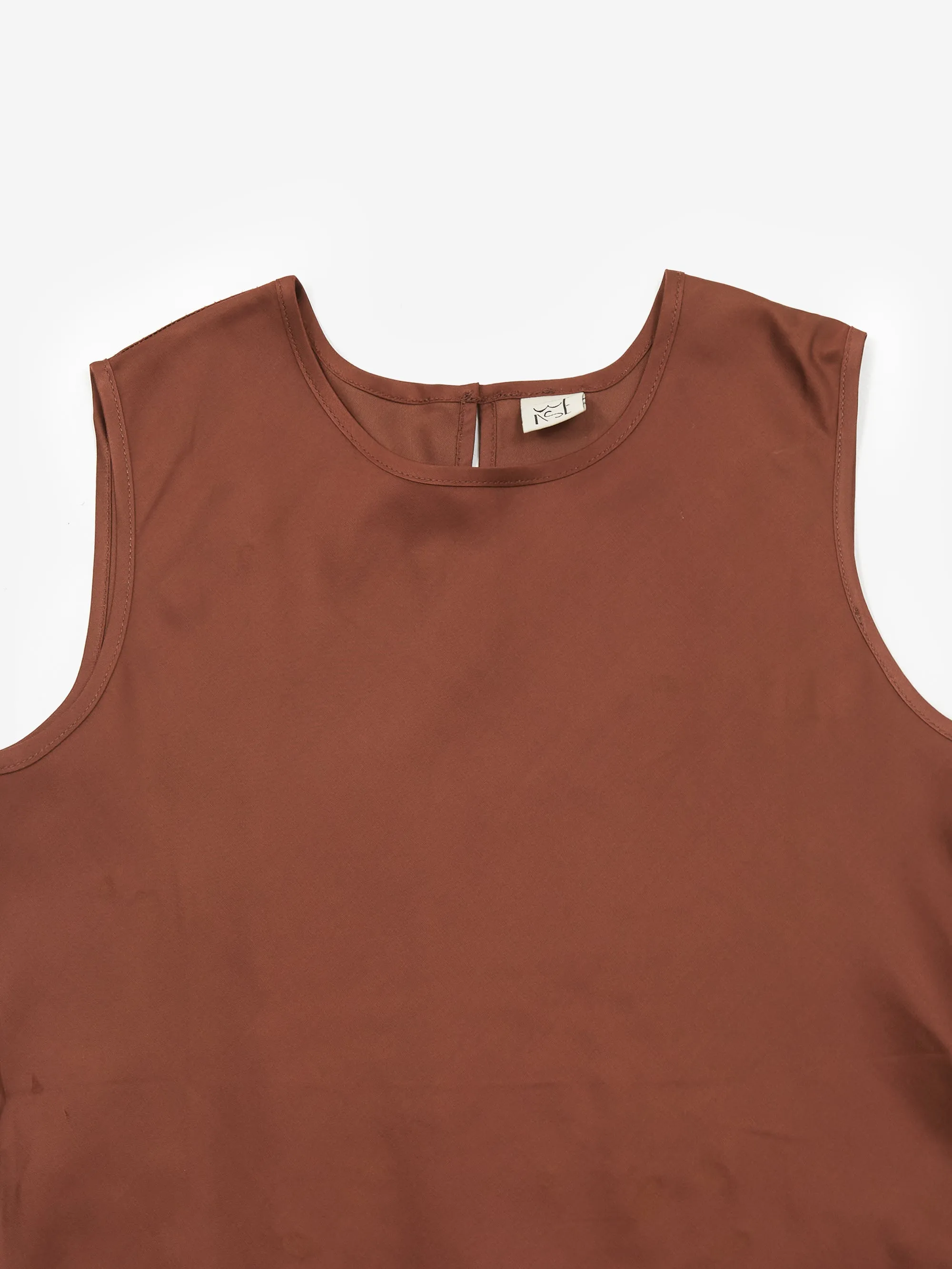 Baserange Dydine Tank Top - Dark Brown