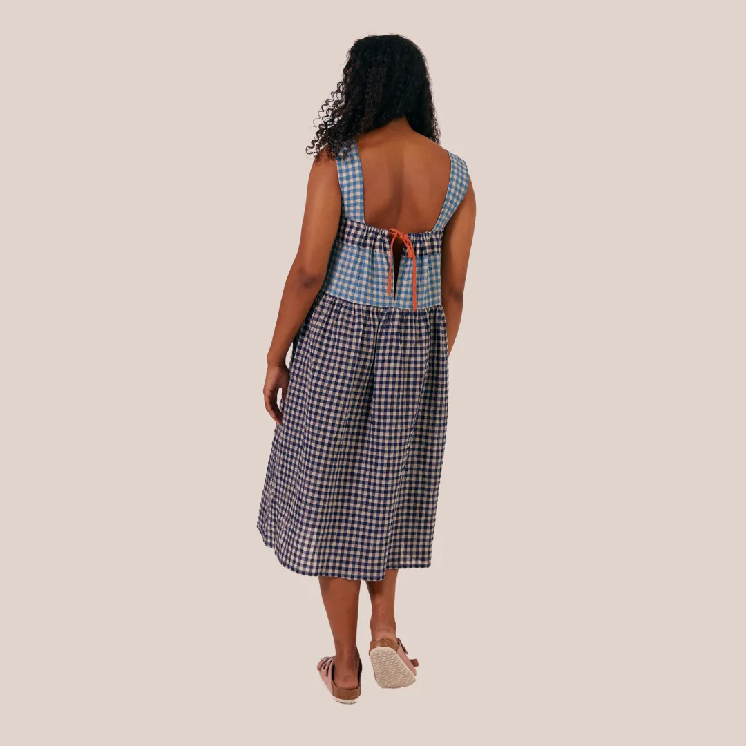 Beau Dress - Gingham Mix