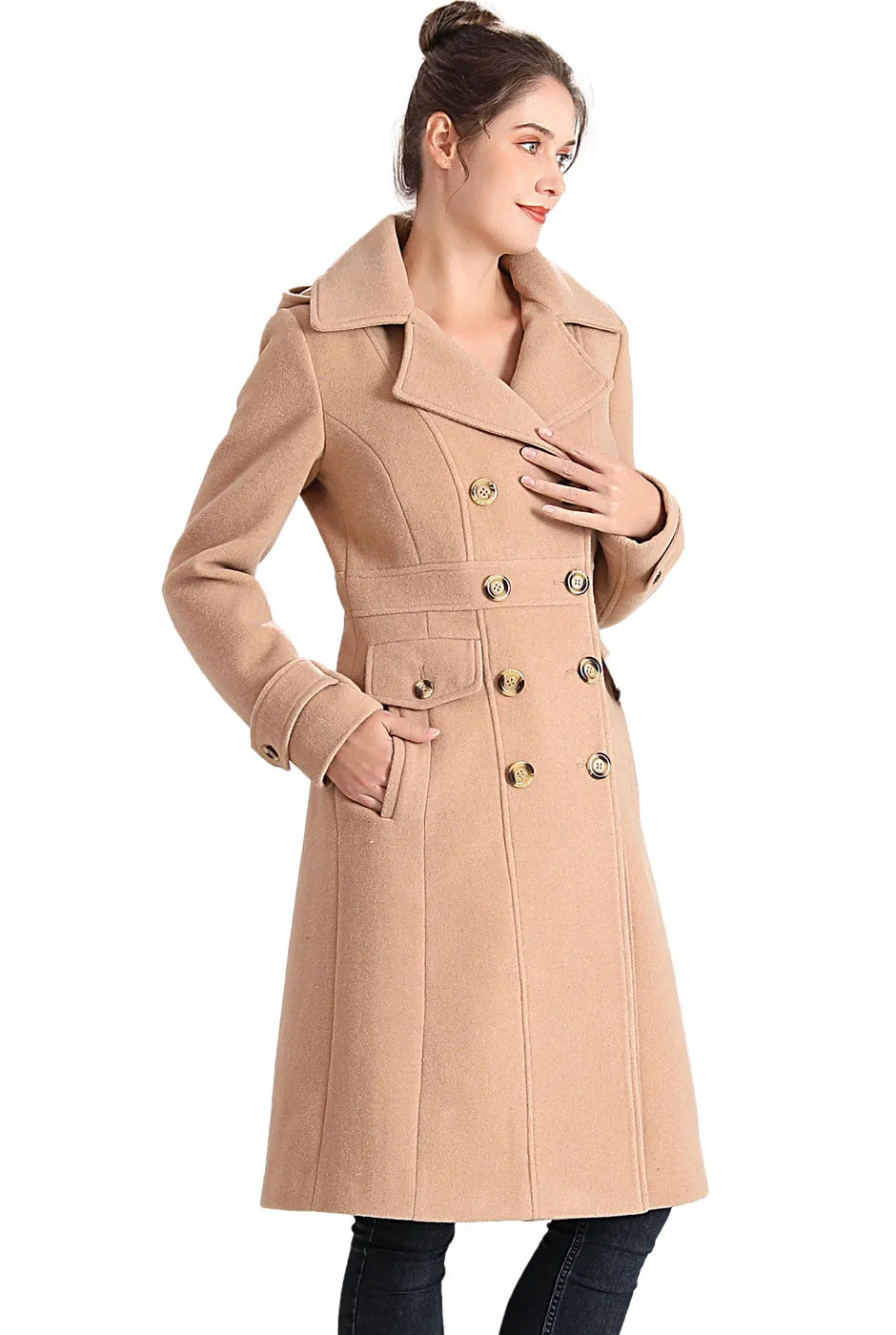 BGSD Women Ady Wool Pea Coat