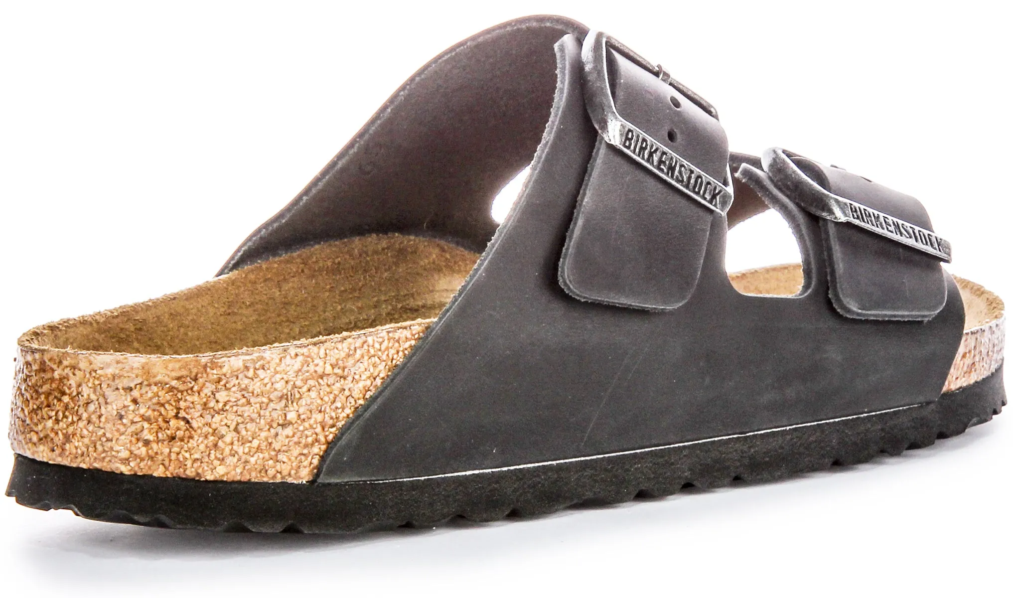 Birkenstock Arizon Soft Footbed In Black Oiled Leather | Narrow Fit