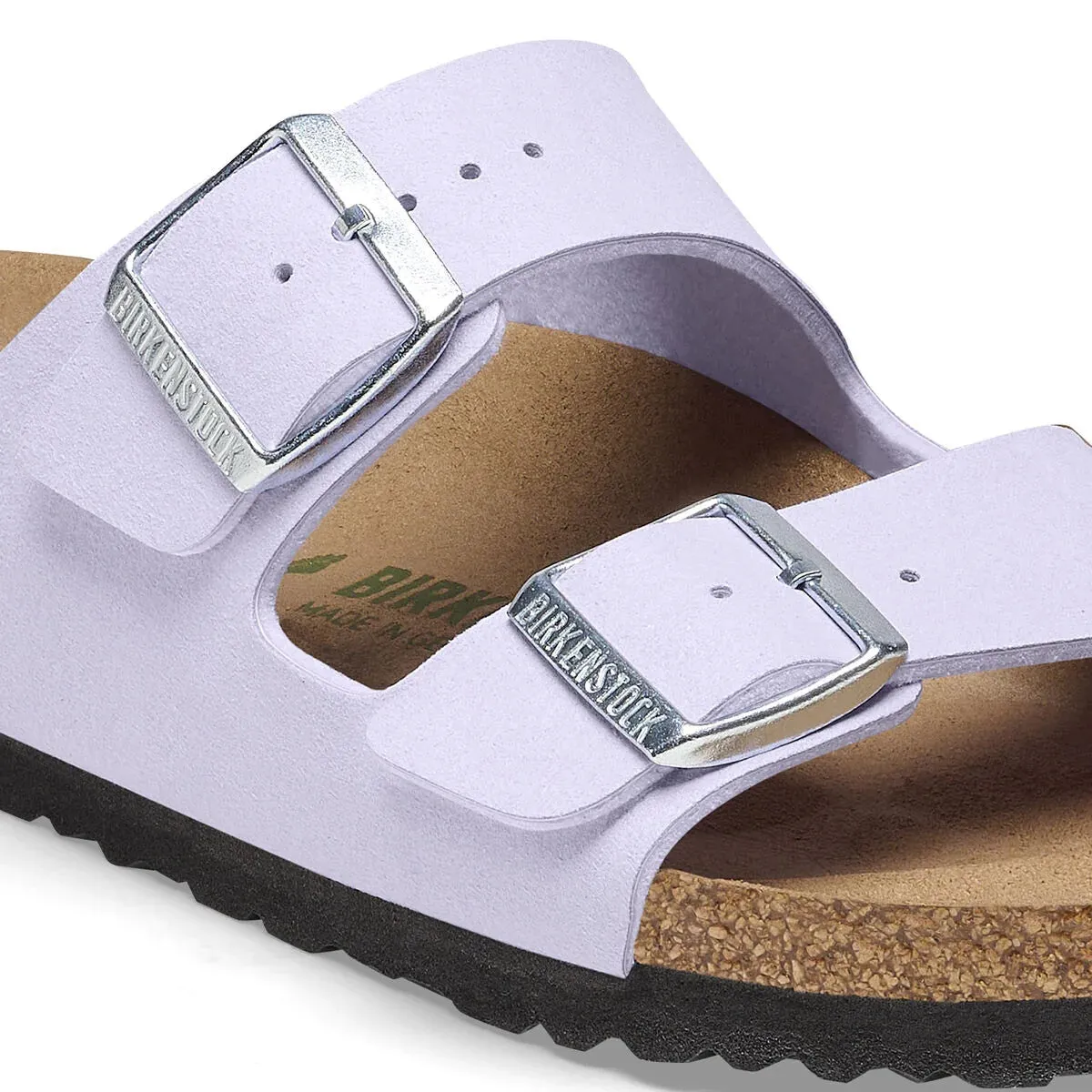 Birkenstock Arizona Birki Vegan Synthetic Purple Fog Regular Width