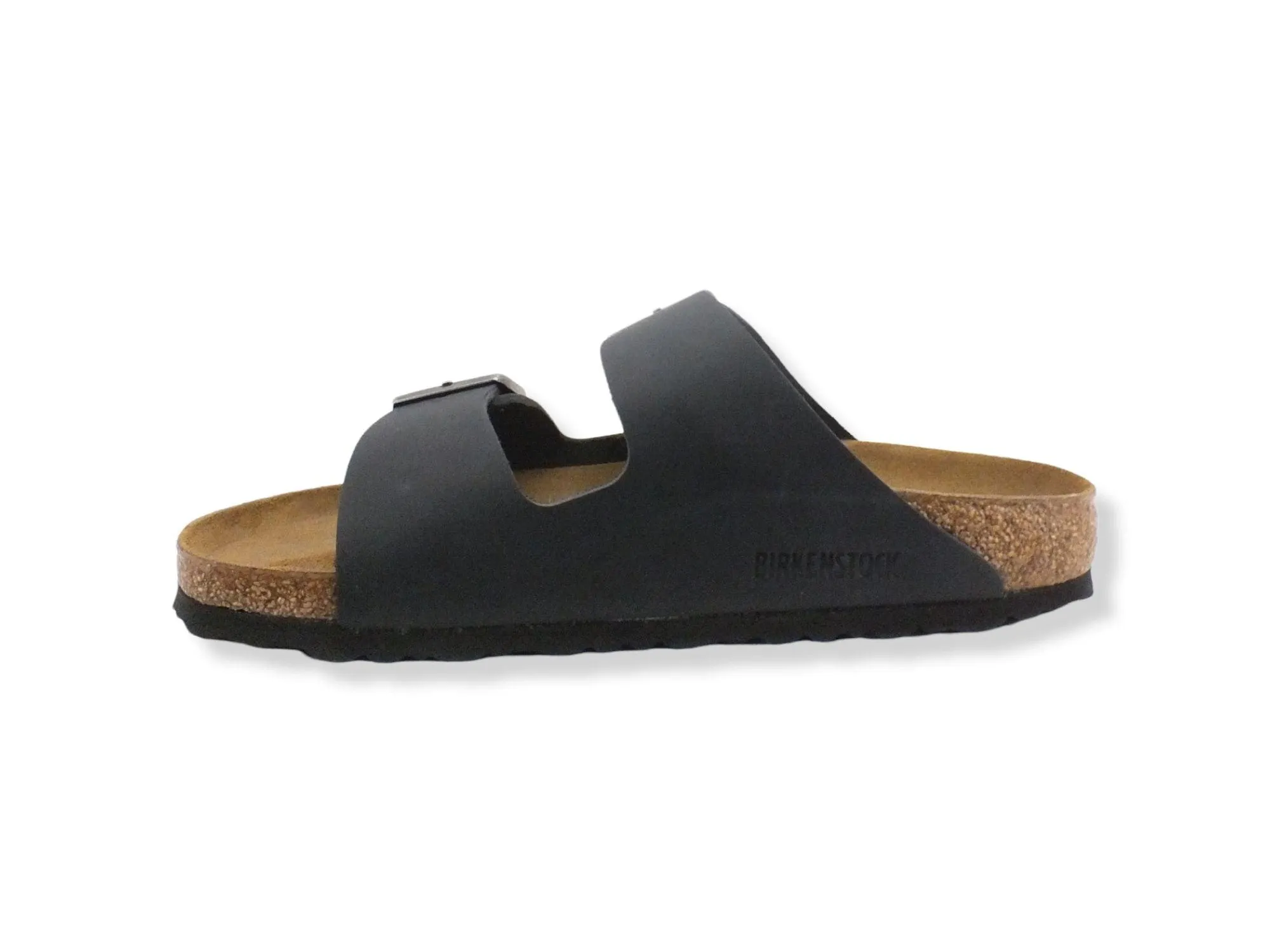 BIRKENSTOCK Arizona Ciabatta Due Fibbie Donna Silver Black 0552113