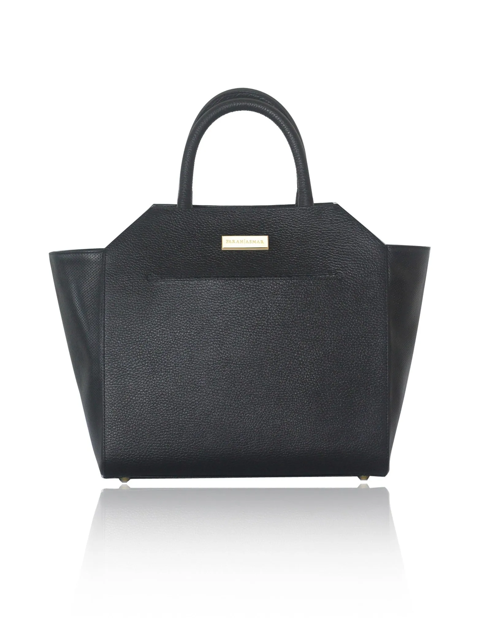 Black Medium Sharon Tote