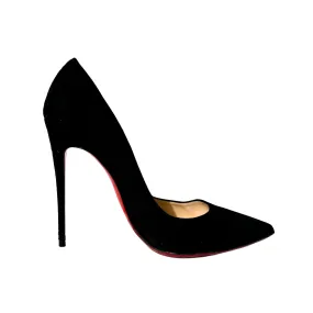 Black Suede Pumps 38