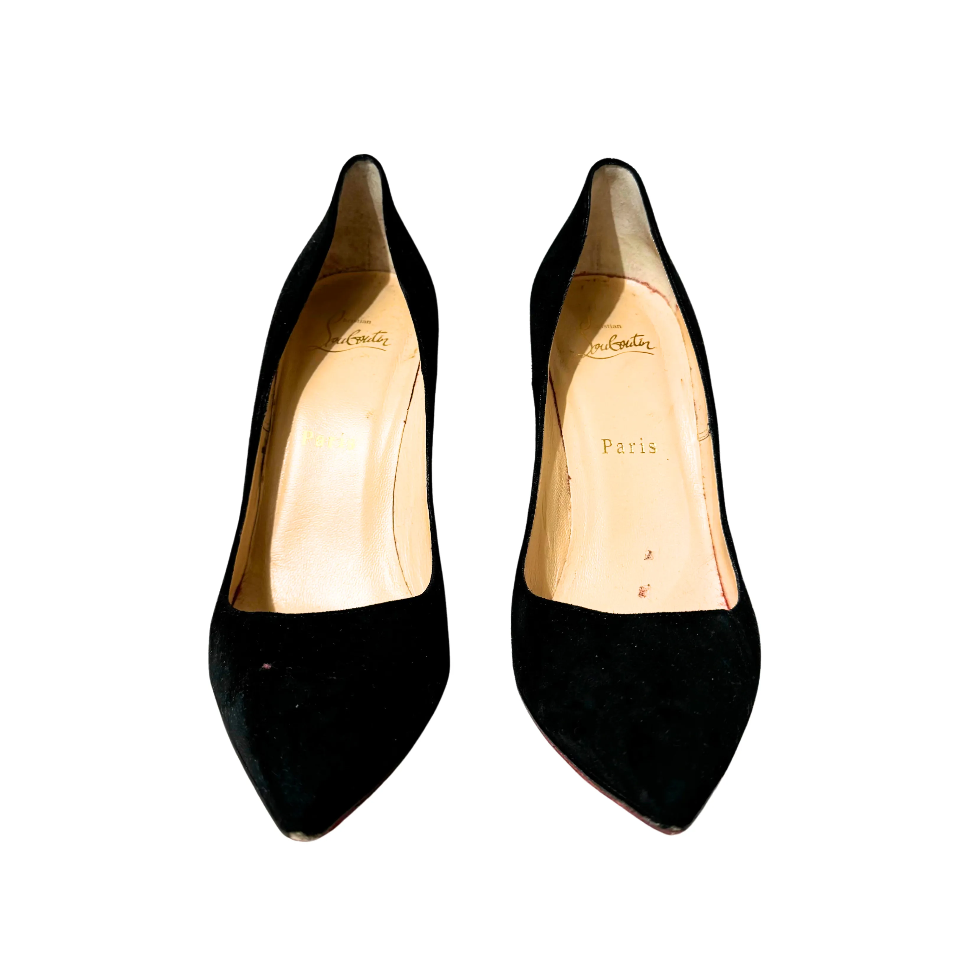 Black Suede Pumps 38