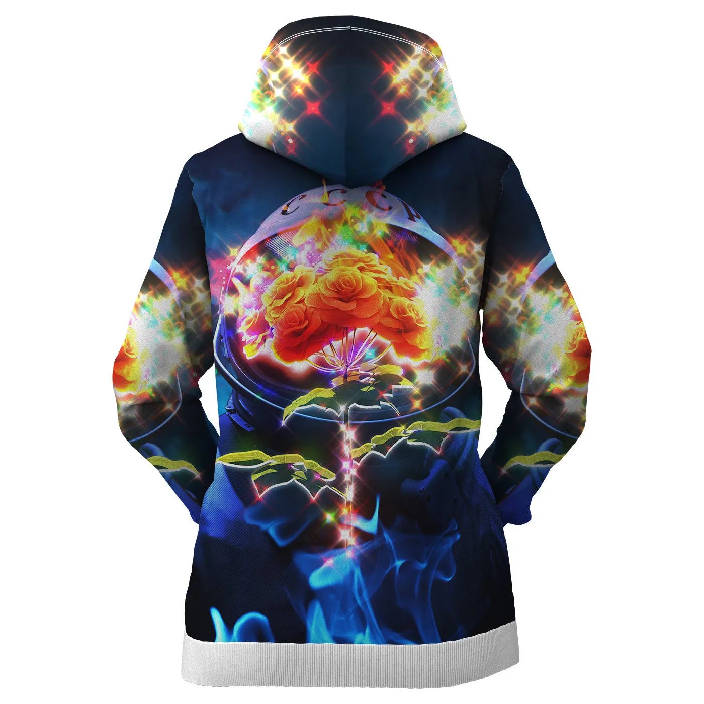 Blissful Space Women Zip Up Hoodie