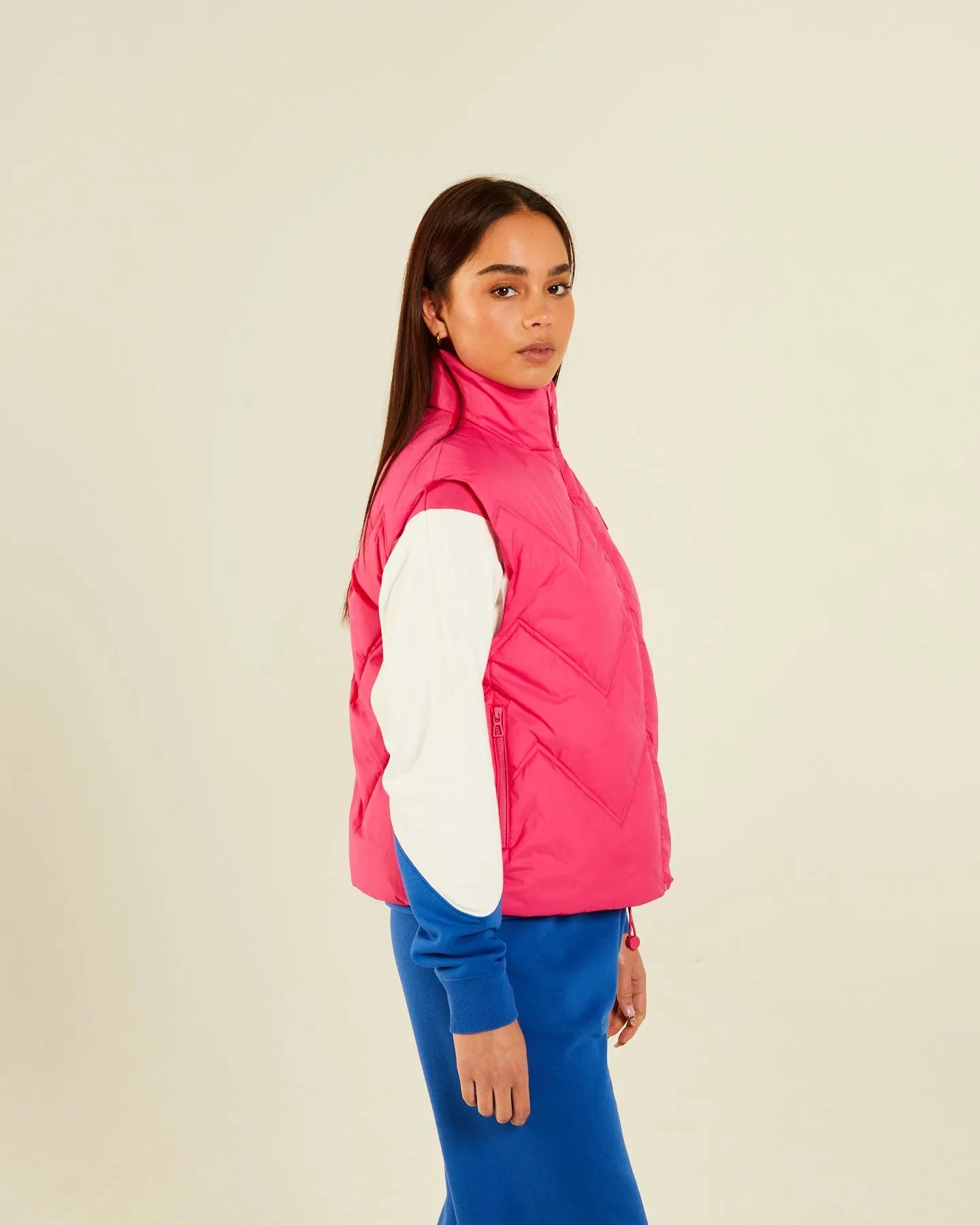 Bo Gilet Pink Yarrow