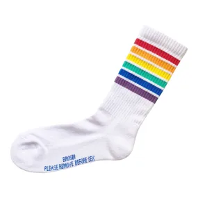 Brosbi Crew Socks rainbow