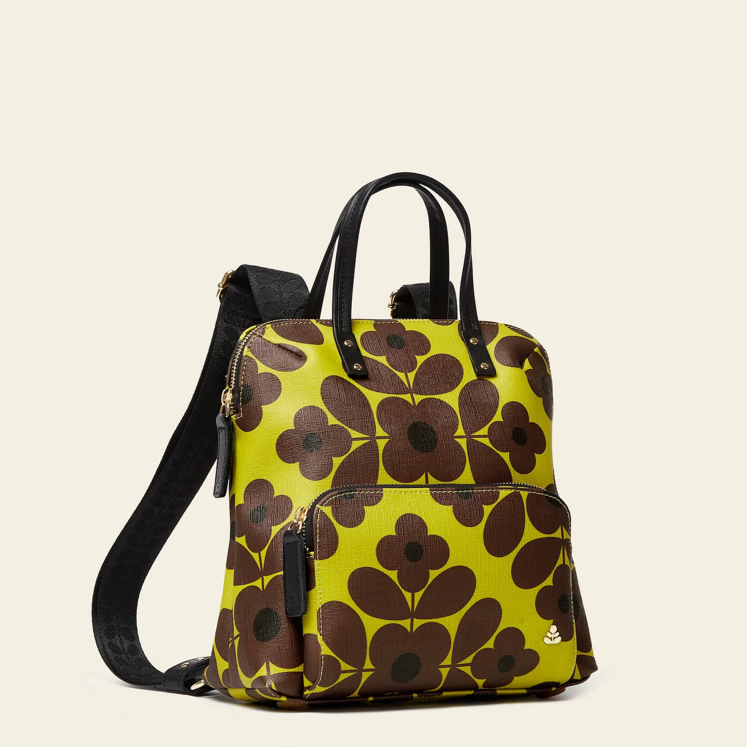 Buddy Backpack - Flower Tile Chartreuse