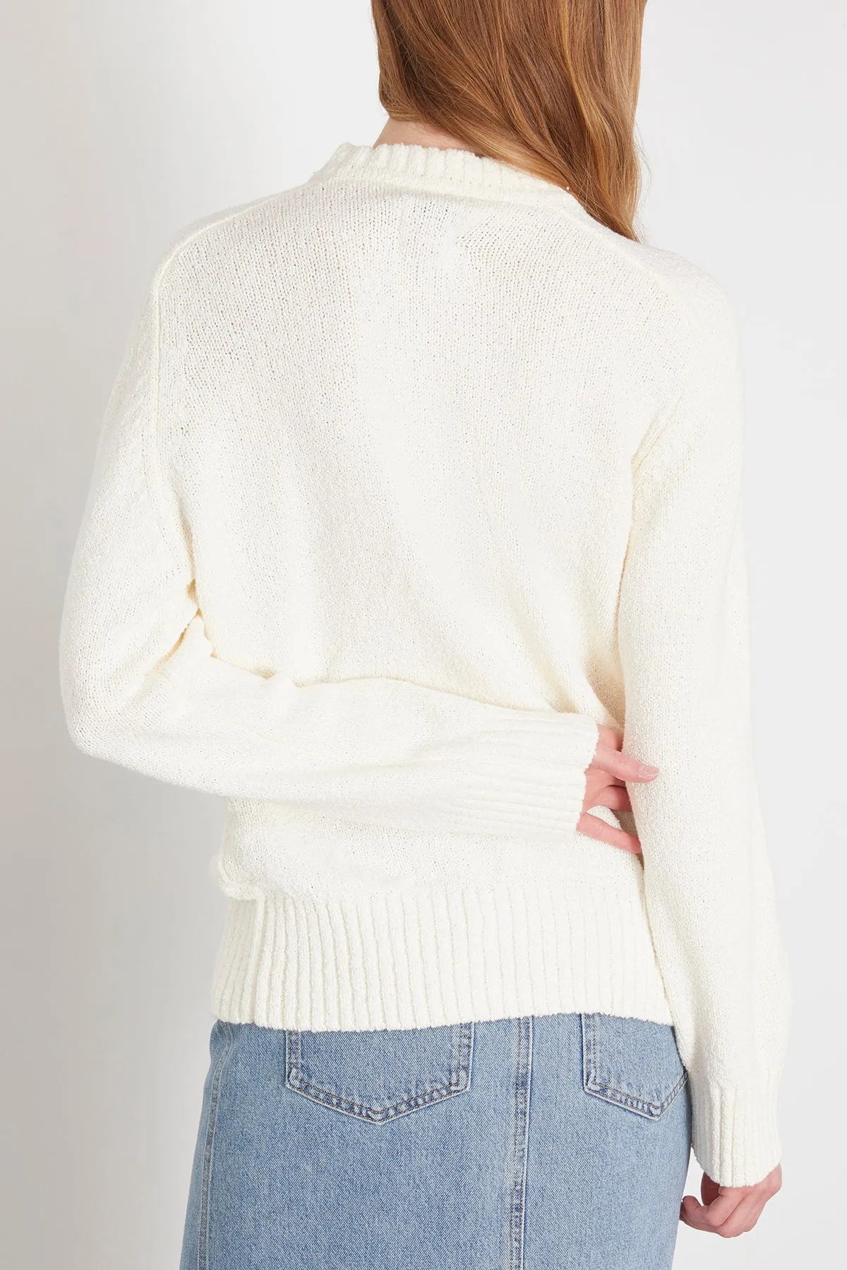 Canillo Sweater in Rice Ivory