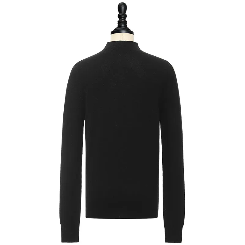 Cashmere Mock Neck Women Sweater