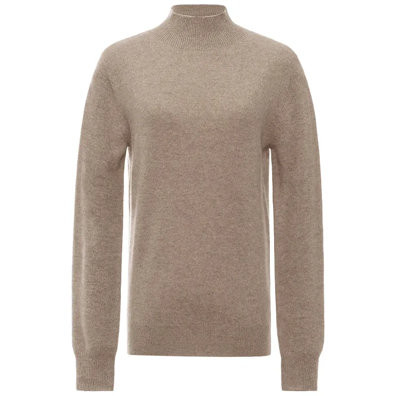 Cashmere Mock Neck Women Sweater