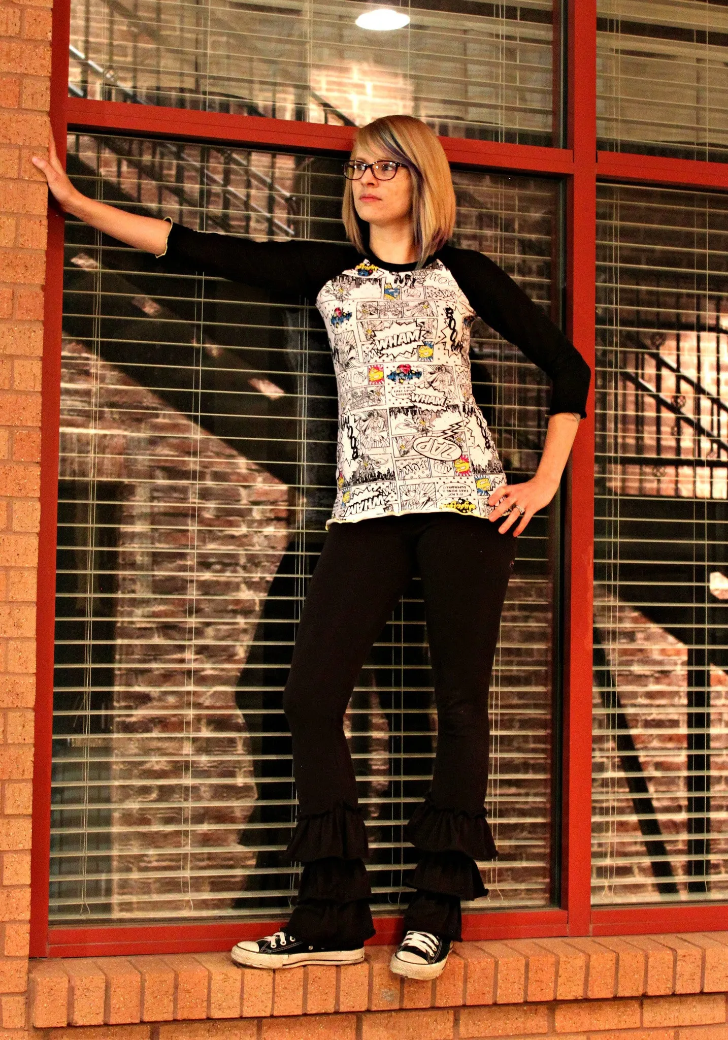 Centerfield Raglan T-Shirt PDF Pattern