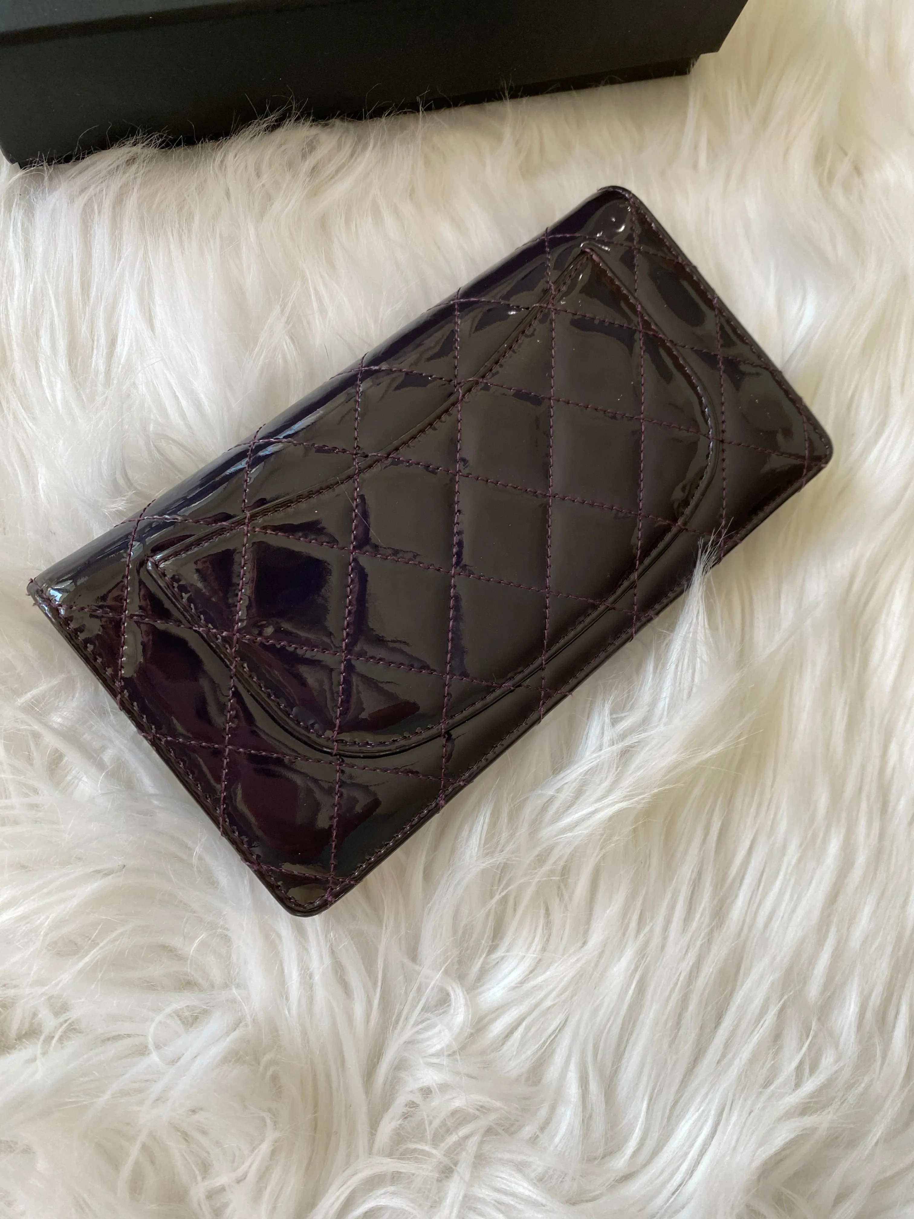 Chanel bi fold long wallet