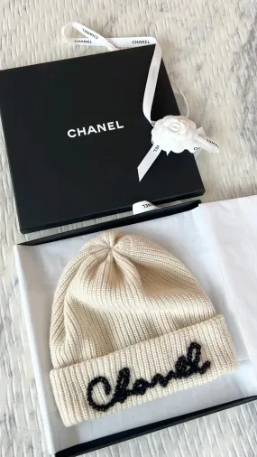 Chanel Pearls and Resin Beanie Toque