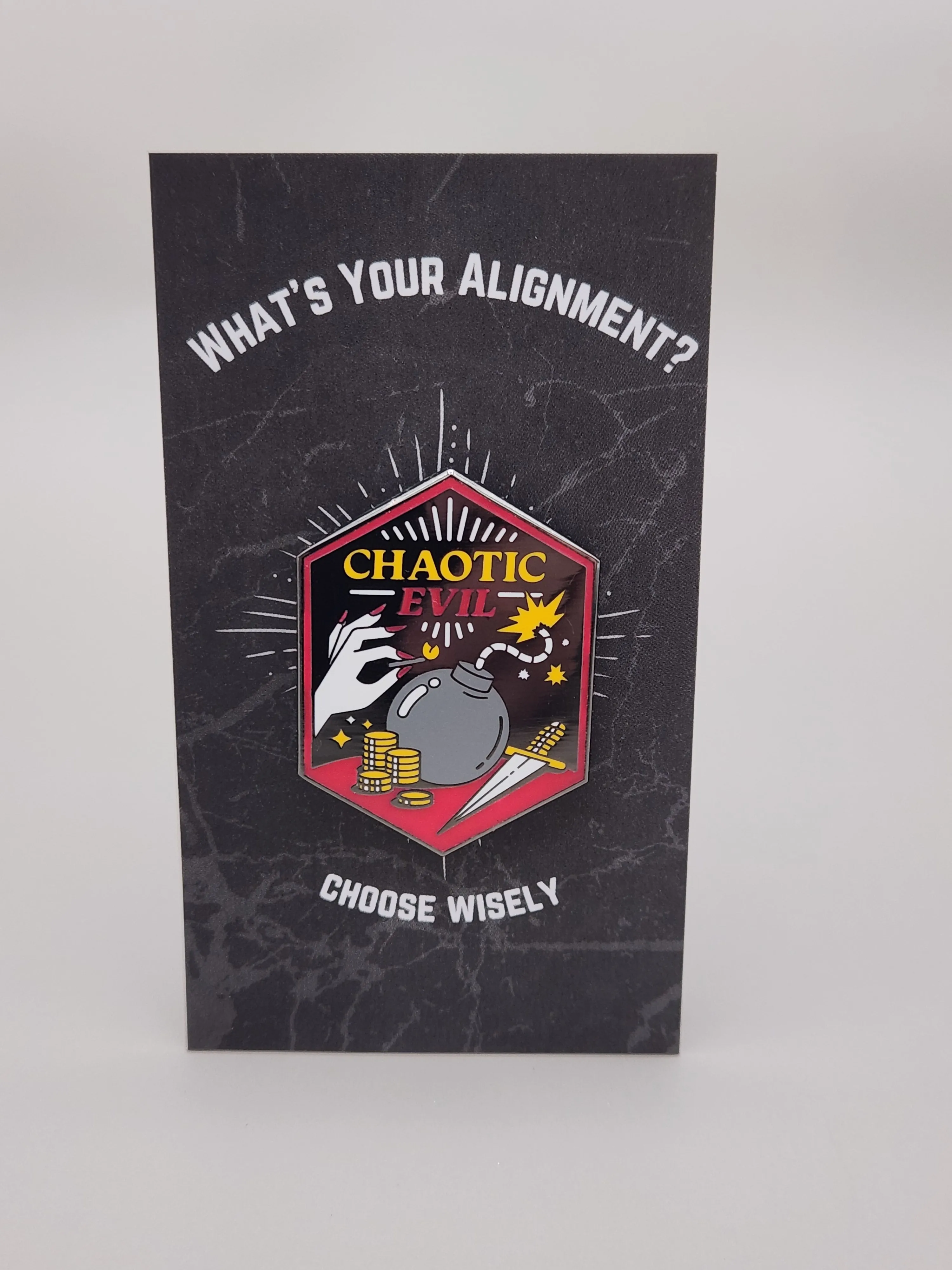 Chaotic Evil - Enamel Pin