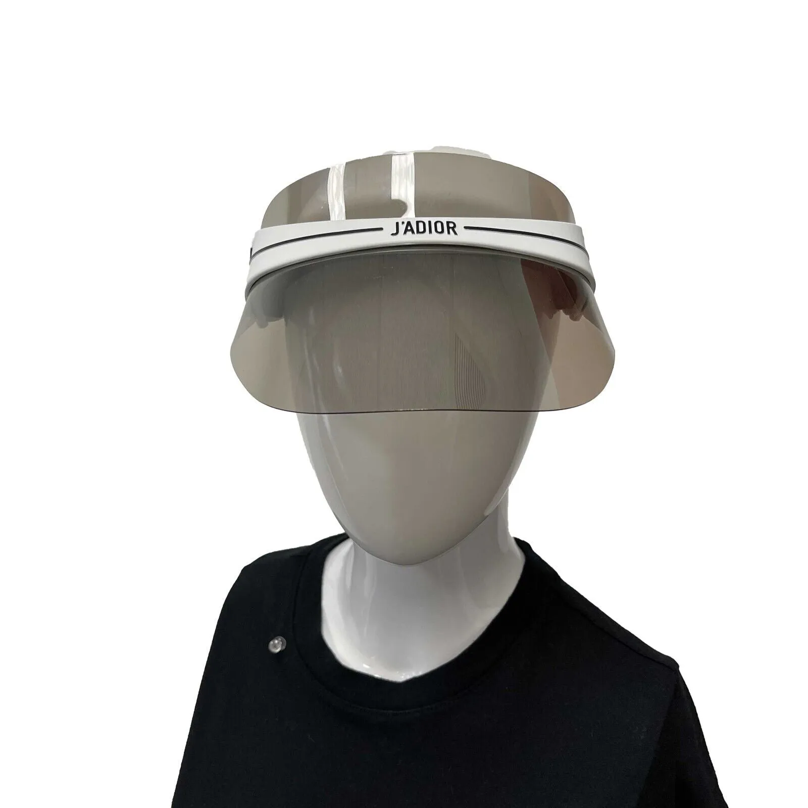 Christian Dior - J'adior Club1 ECG Sun Visor - Black / White Hat