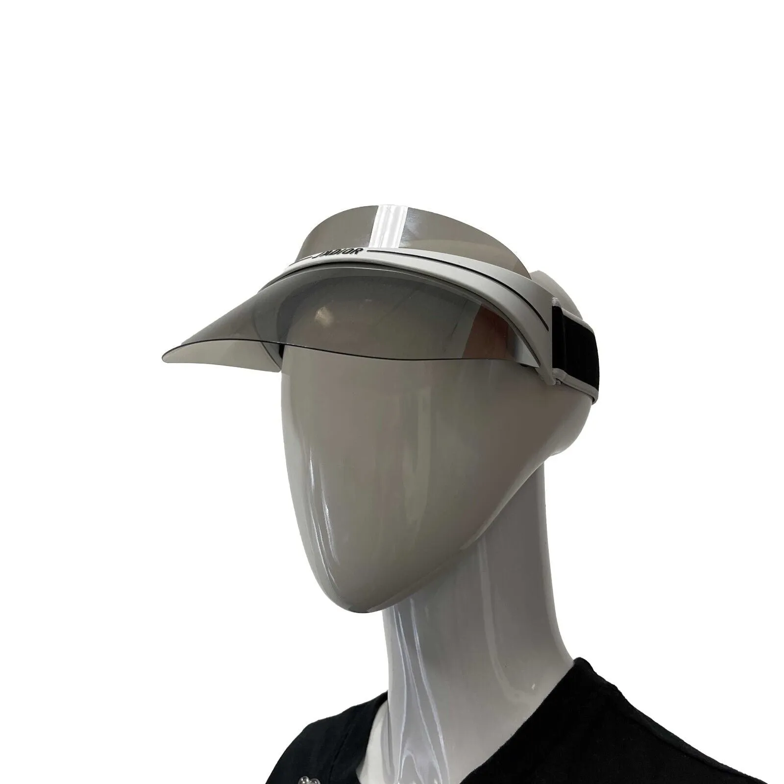 Christian Dior - J'adior Club1 ECG Sun Visor - Black / White Hat