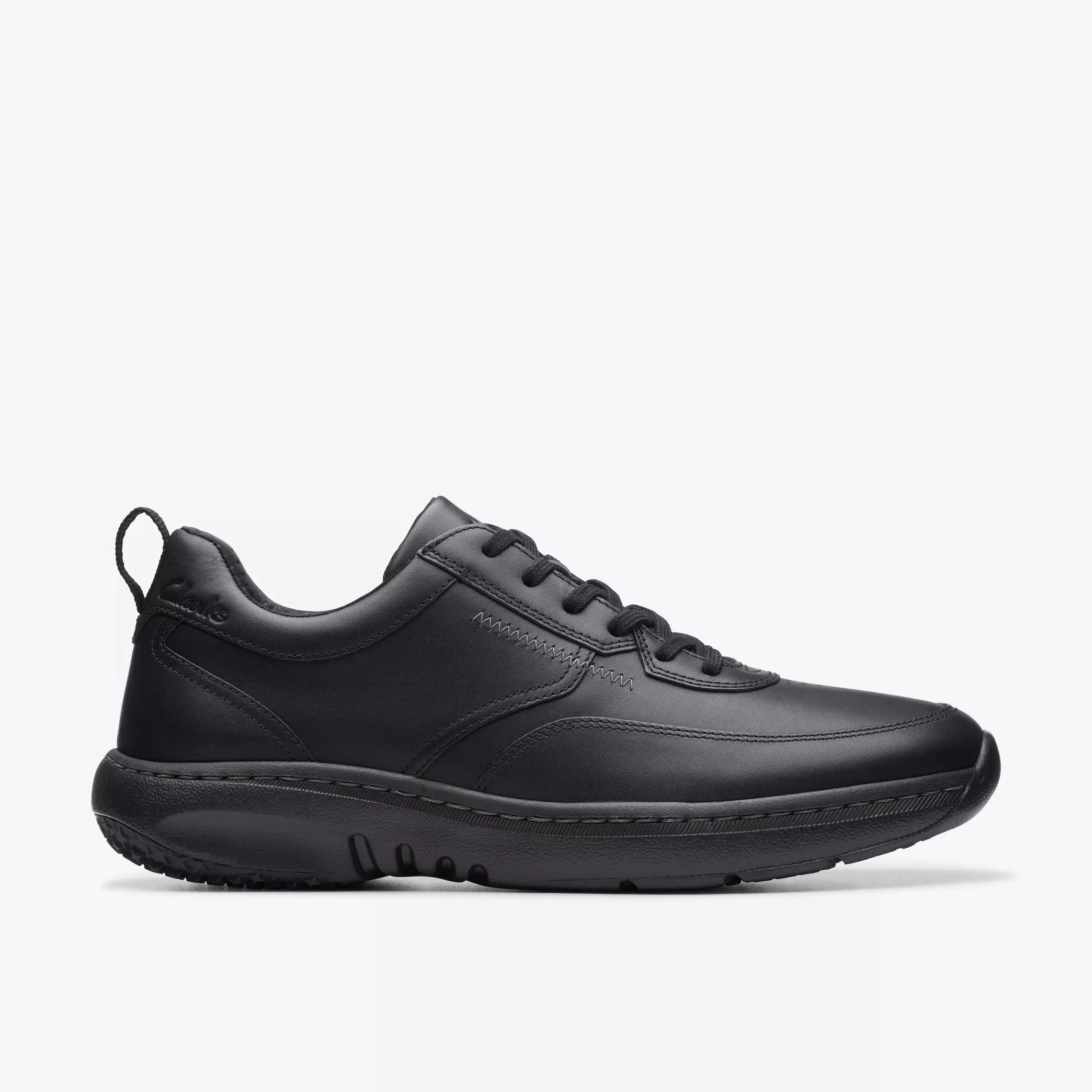 Clarks ClarksPro Lace Black Leather - Standard Width