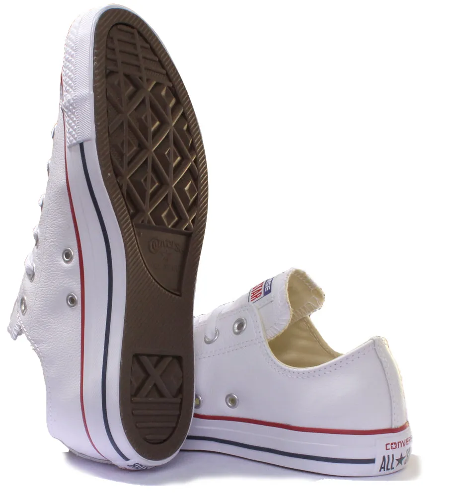 Converse 132173 CT All Star Low Leather Trainer In White