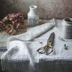 Cotton & Linen Table Throw