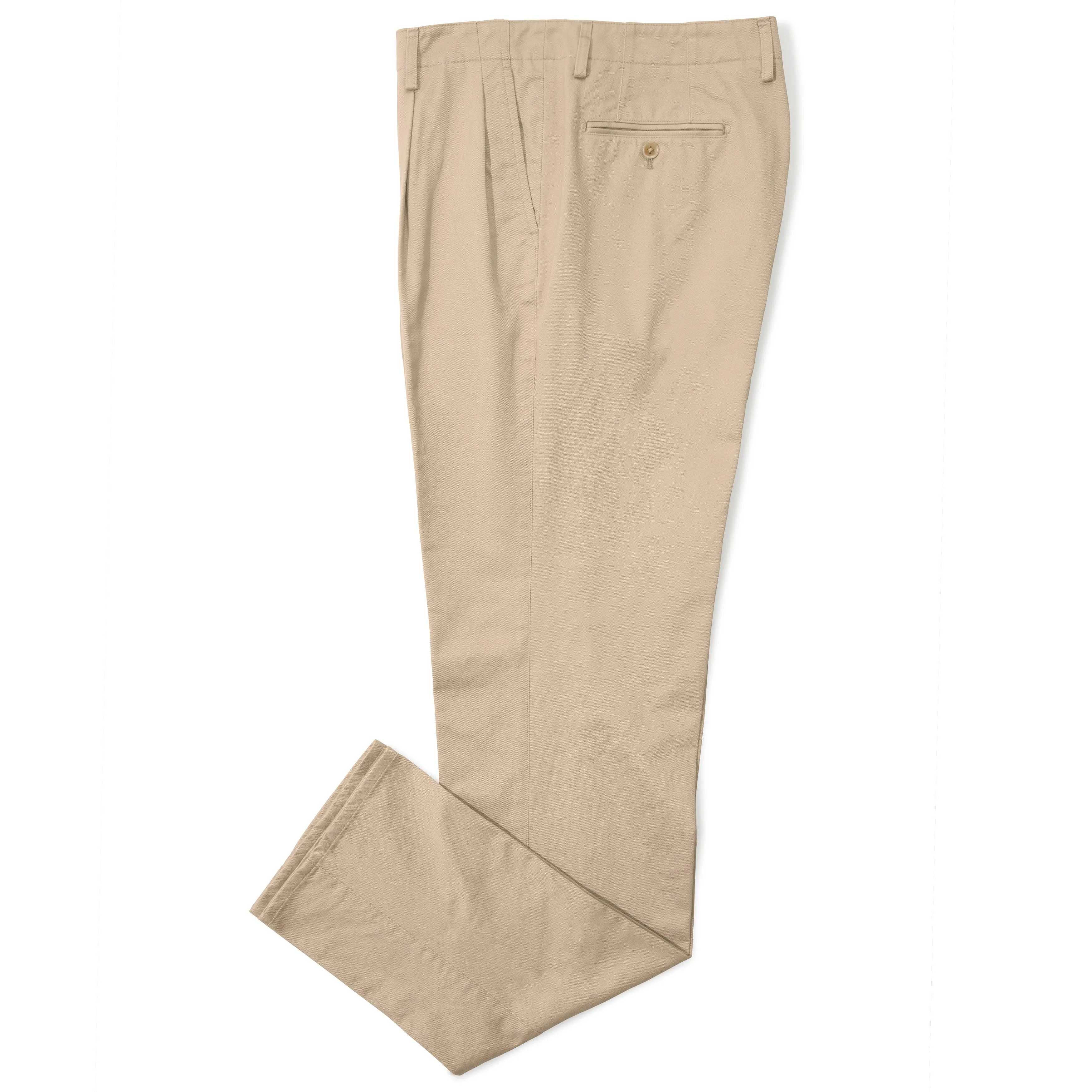 Cotton Pleated Sport Chinos