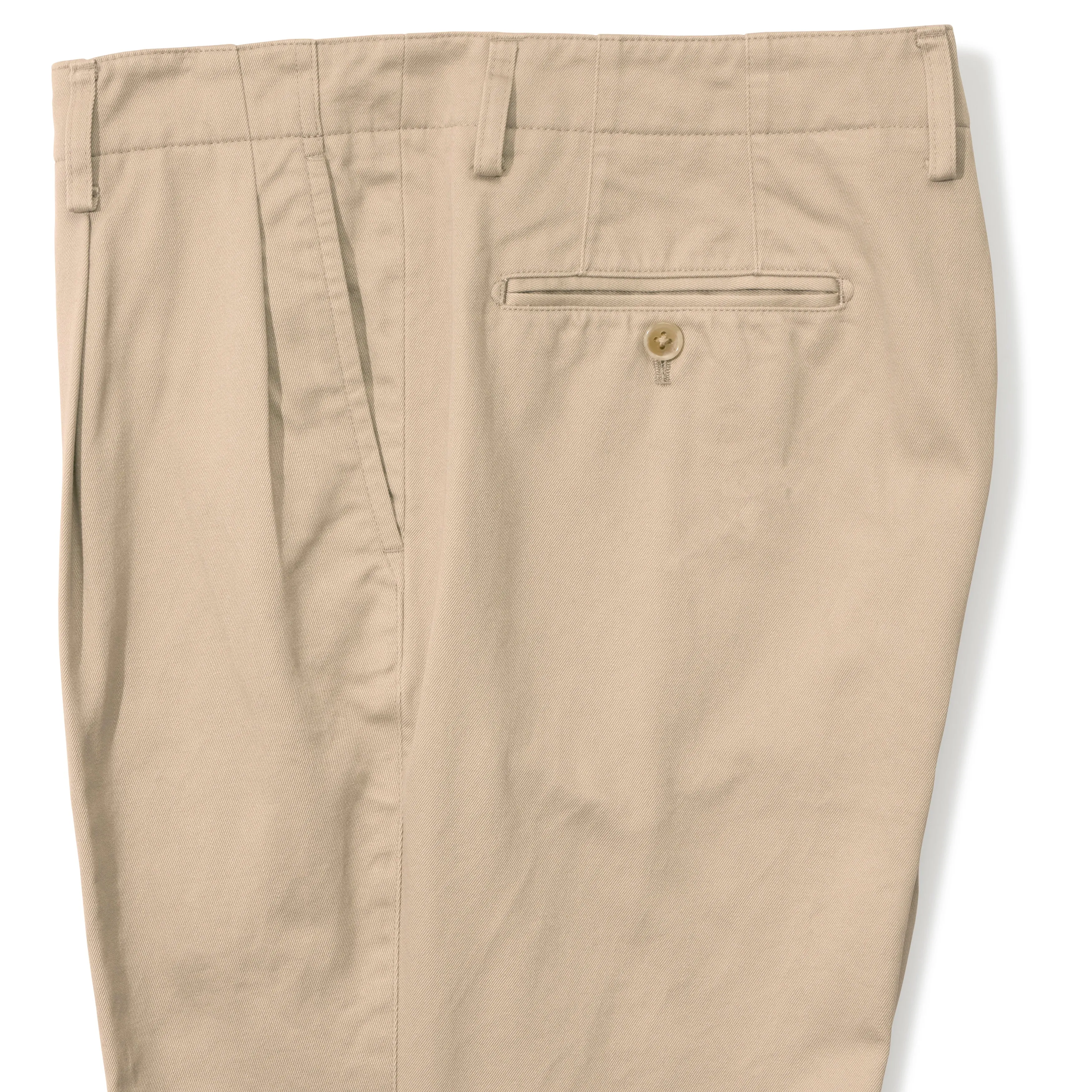 Cotton Pleated Sport Chinos