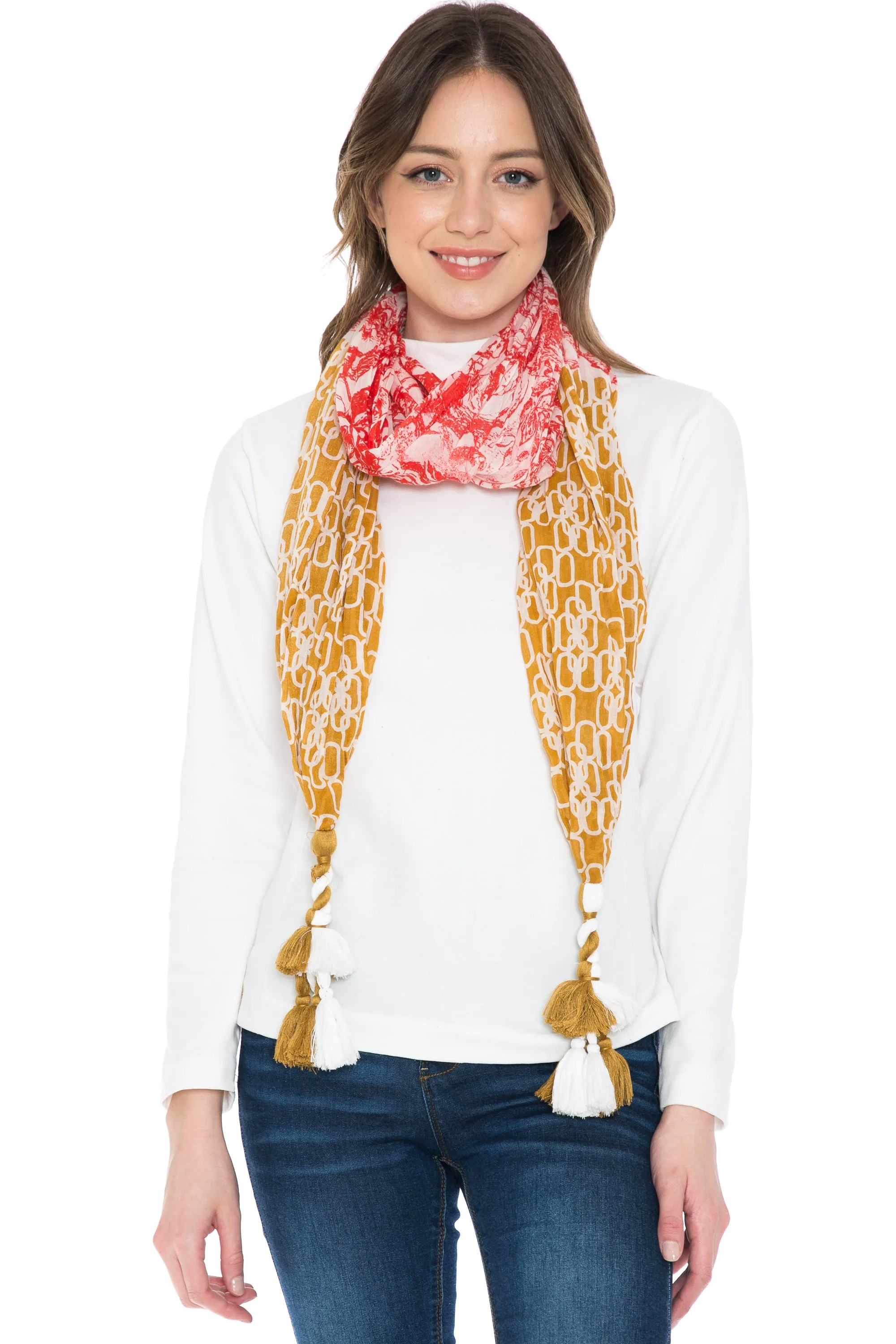 Cotton Tassle Scarf