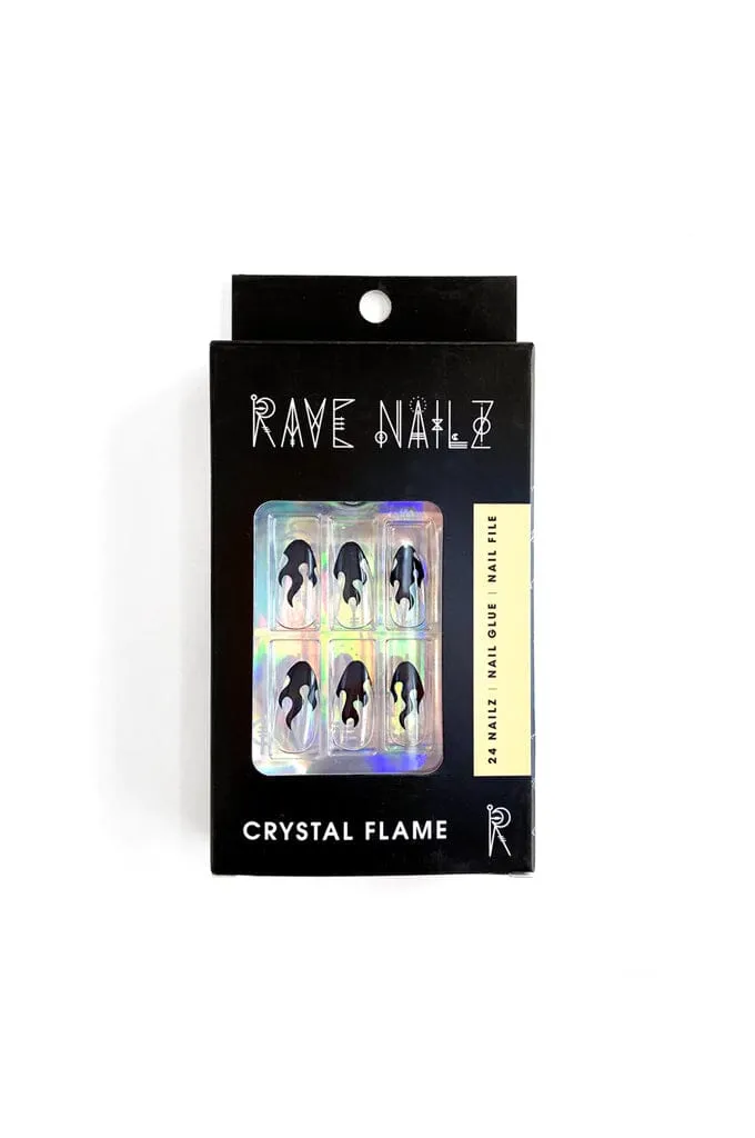 Crystal Flame - Press On Nails