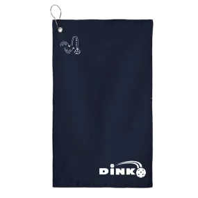 Dink Pickleball | Pickleball Court Towels | Grommeted 100% Cotton Terry Velour