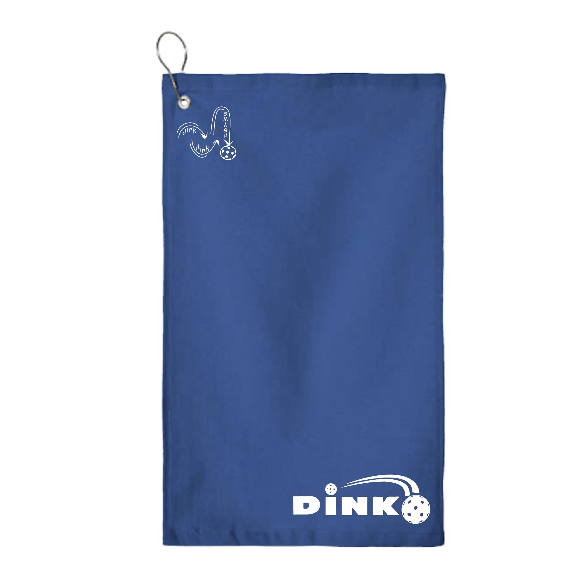 Dink Pickleball | Pickleball Court Towels | Grommeted 100% Cotton Terry Velour