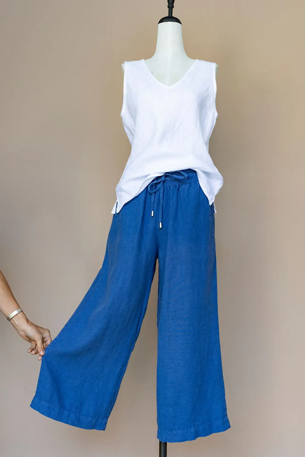 Dolcezza - Linen Pant - Indigo